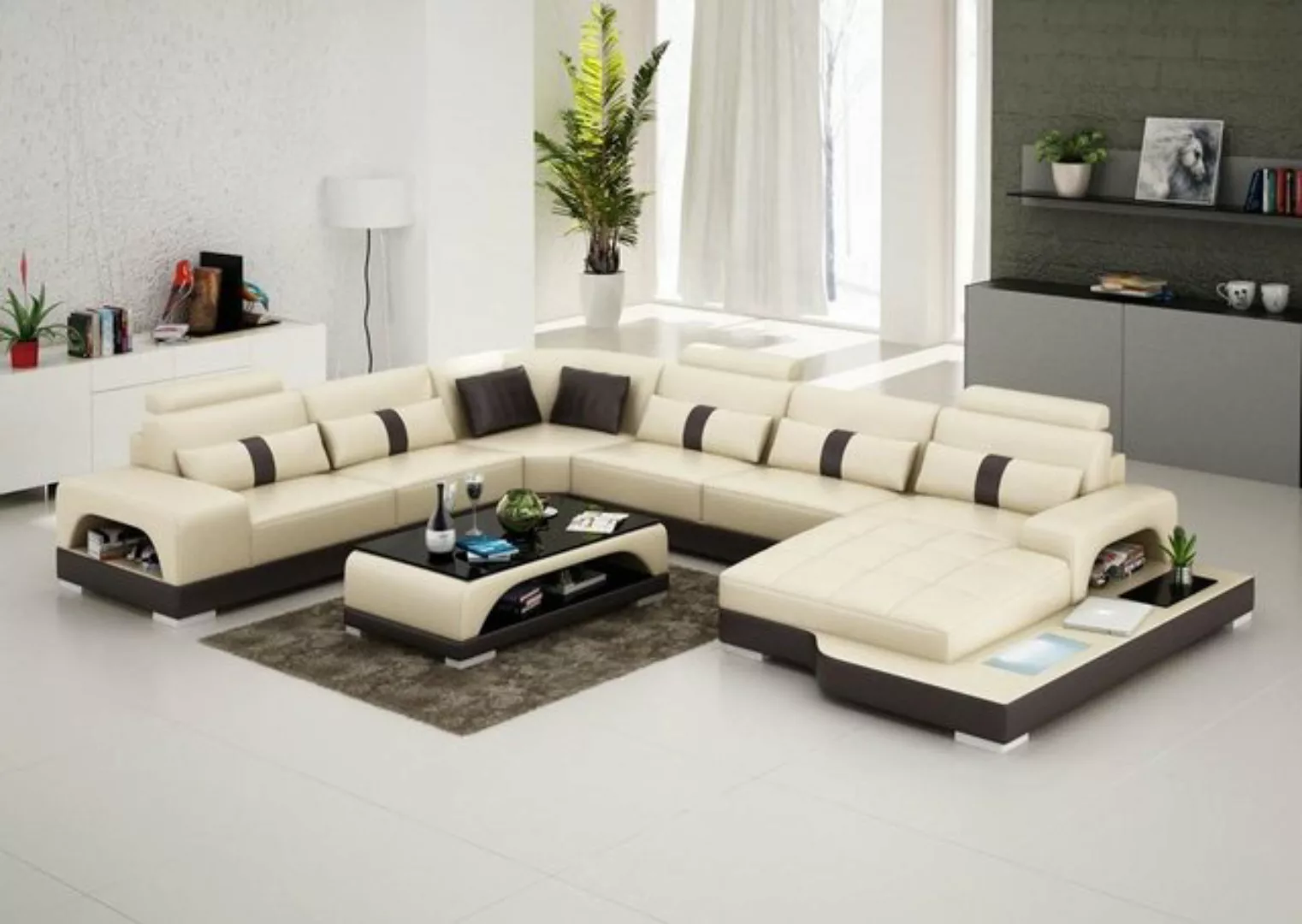 JVmoebel Ecksofa, Couch Garnitur Polster Big xxl Sofas Couchen Sofa Wohnlan günstig online kaufen