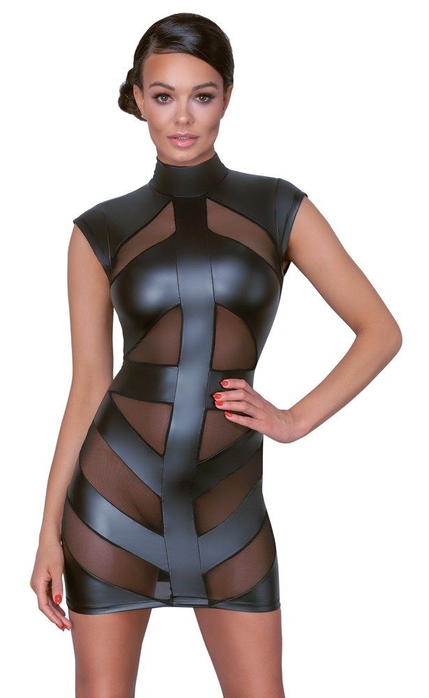 Cottelli Collection Minikleid Wetlook Kleid mit günstig online kaufen