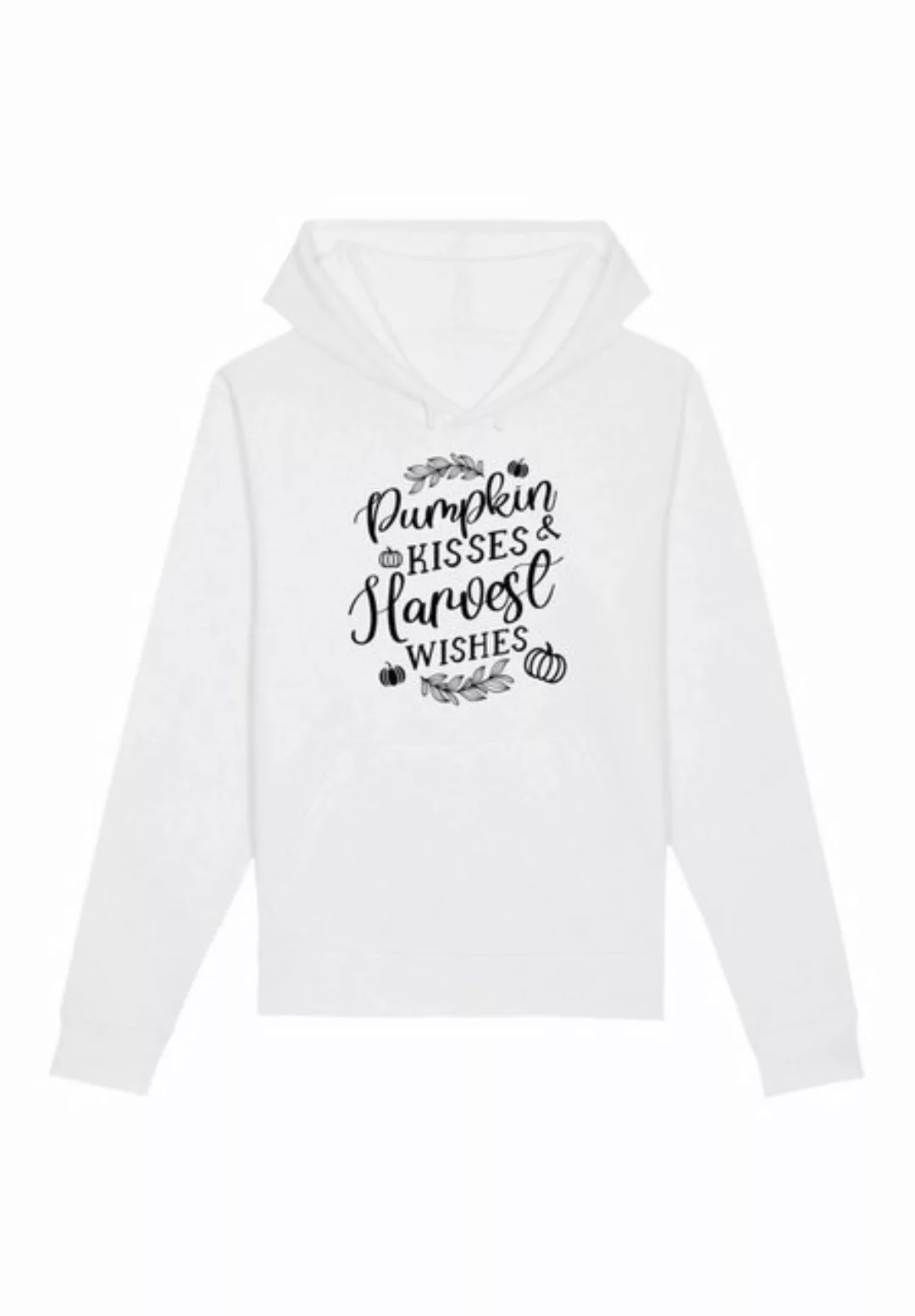 F4NT4STIC Kapuzenpullover Pumpkin kisses Harves wishes Premium Qualität günstig online kaufen