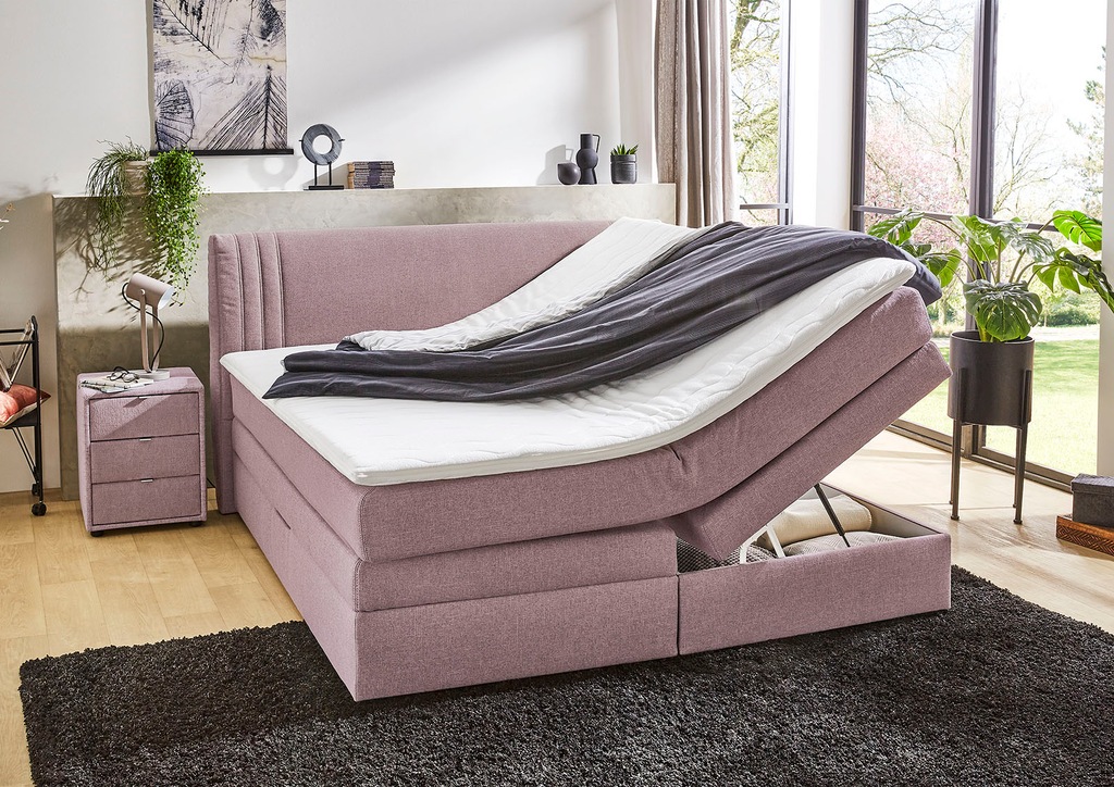 Jockenhöfer Gruppe Boxspringbett Amira, mit Bettkasten und Topper günstig online kaufen