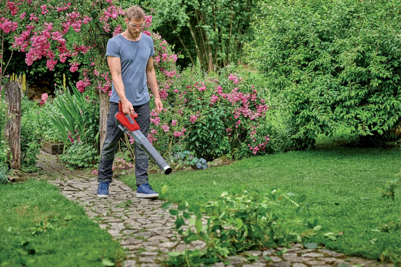 Einhell Akku-Laubbläser "GP-LB 18/200 Li E-Solo", 200 km/h Luftgeschwindigk günstig online kaufen