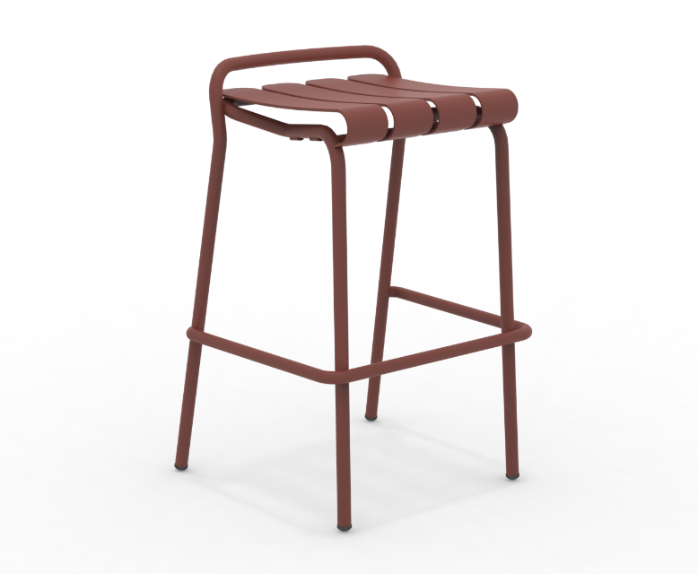 Verdea Outdoor Barhocker stapelbar terracotta günstig online kaufen