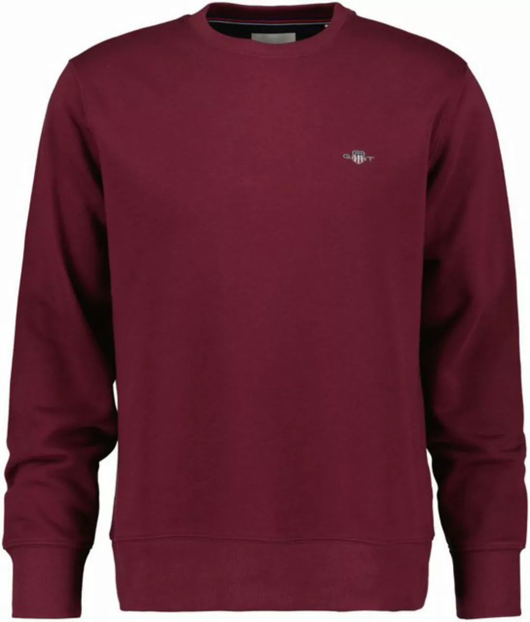 Gant Sweatshirt REG SHIELD C-NECK SWEAT mit Logostickerei auf der Brust günstig online kaufen