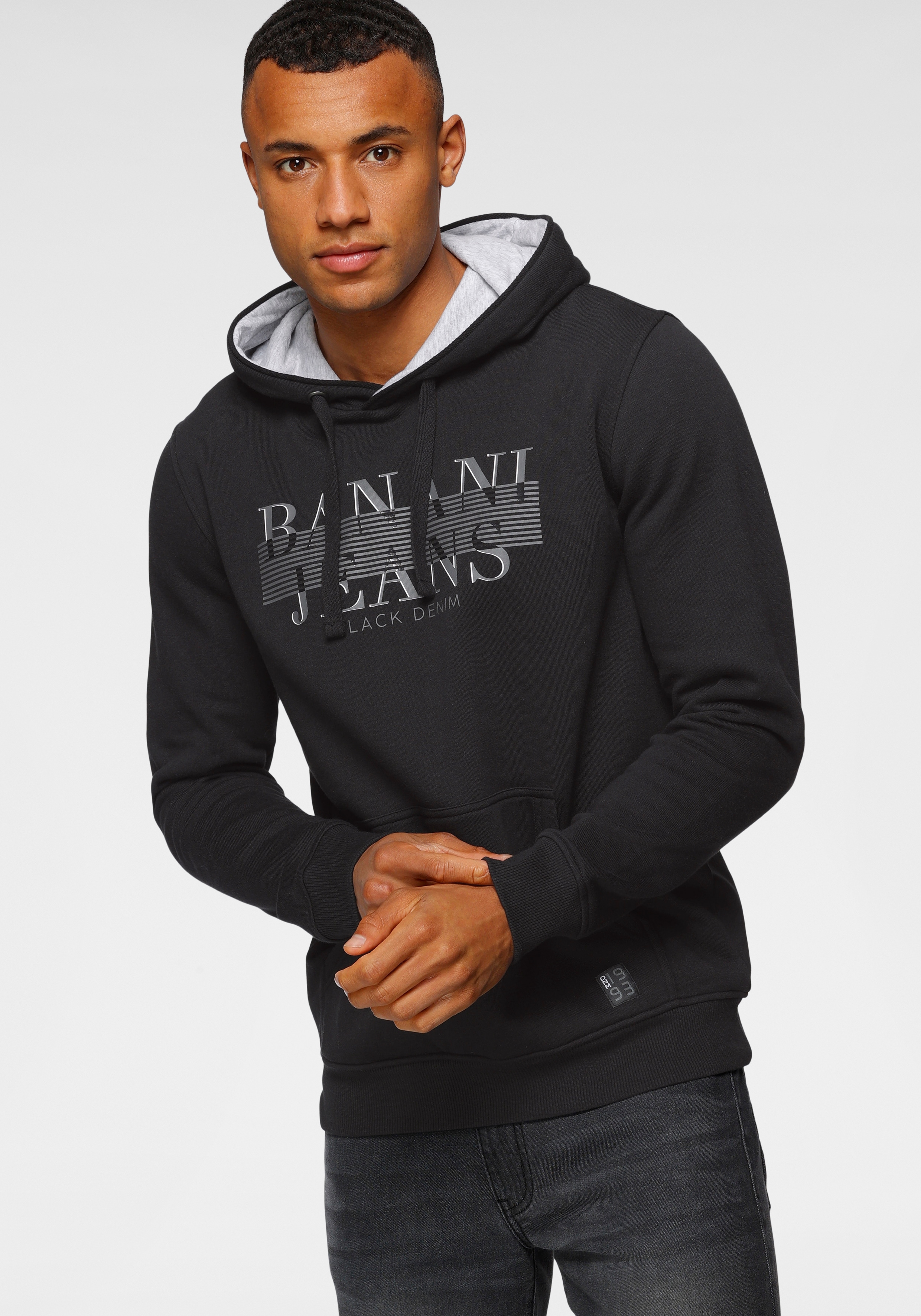 Bruno Banani Kapuzensweatshirt, mit Markenfrontprint günstig online kaufen