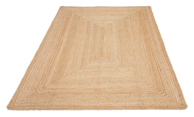 my home Teppich »Naturala, Jute-Teppich, handgefertigt«, rechteckig, 5 mm H günstig online kaufen