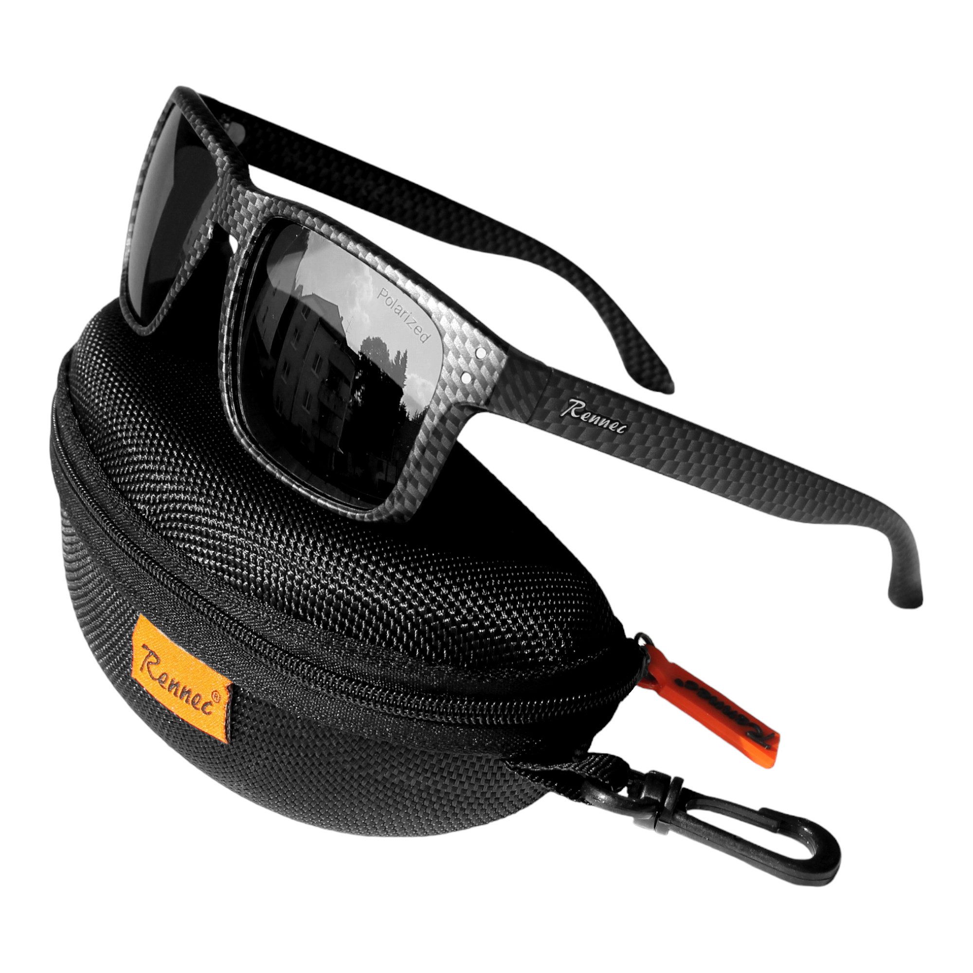 Rennec Sonnenbrille (Herren Brille mit Hardcase günstig online kaufen
