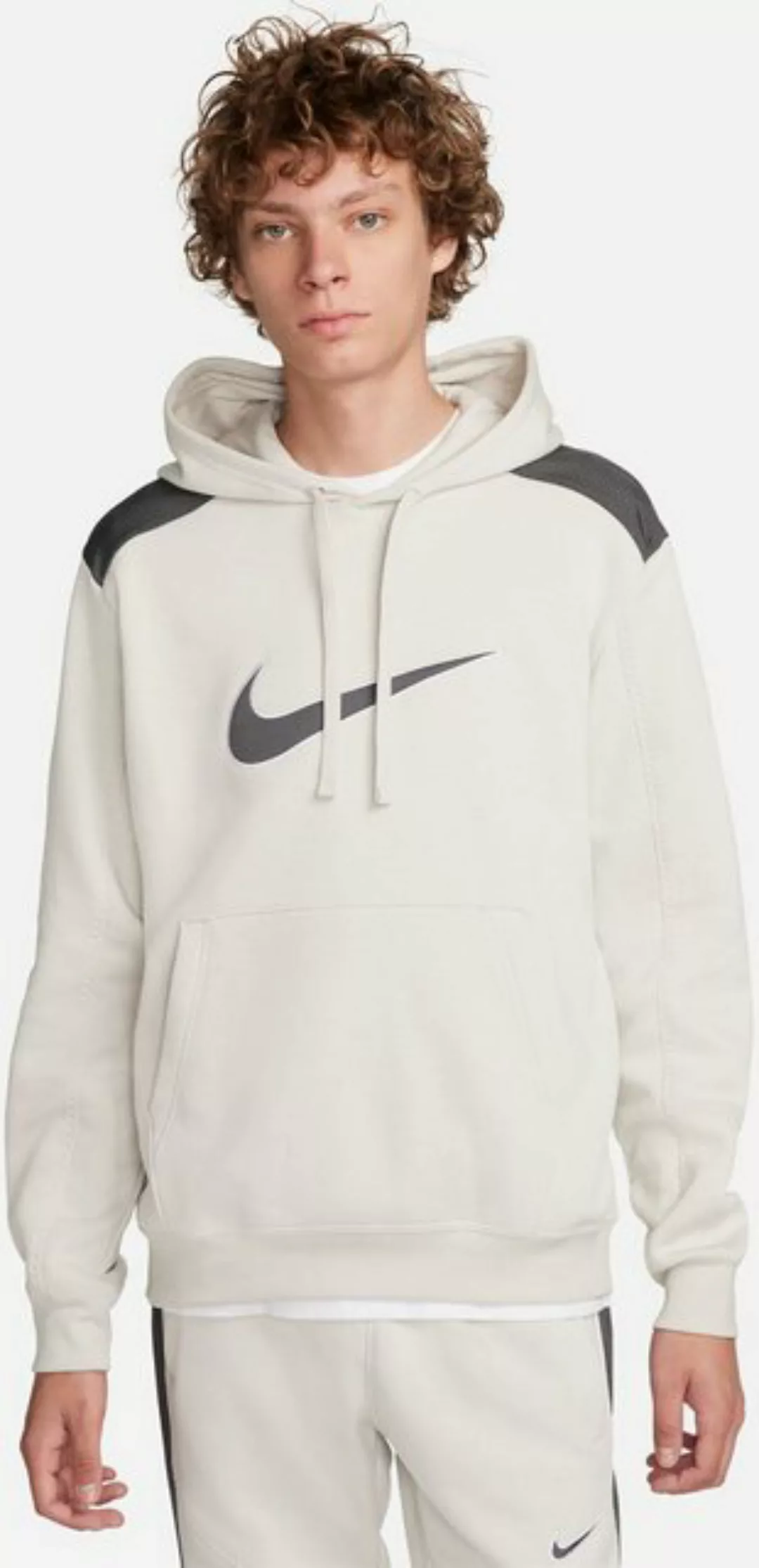 Nike Hoodie M NSW SP FLC HOODIE BB LIGHT BONE/IRON GREY günstig online kaufen