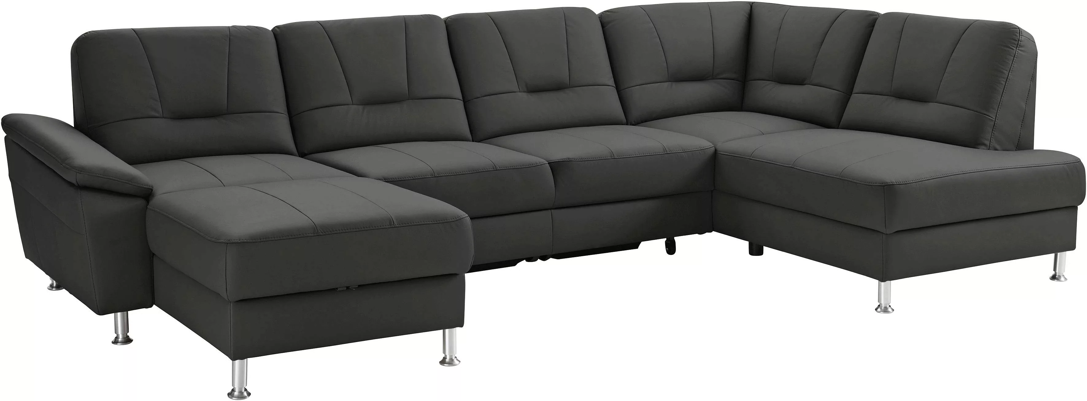exxpo - sofa fashion Wohnlandschaft Castello, U-Form, wahlweise mit Bettfun günstig online kaufen