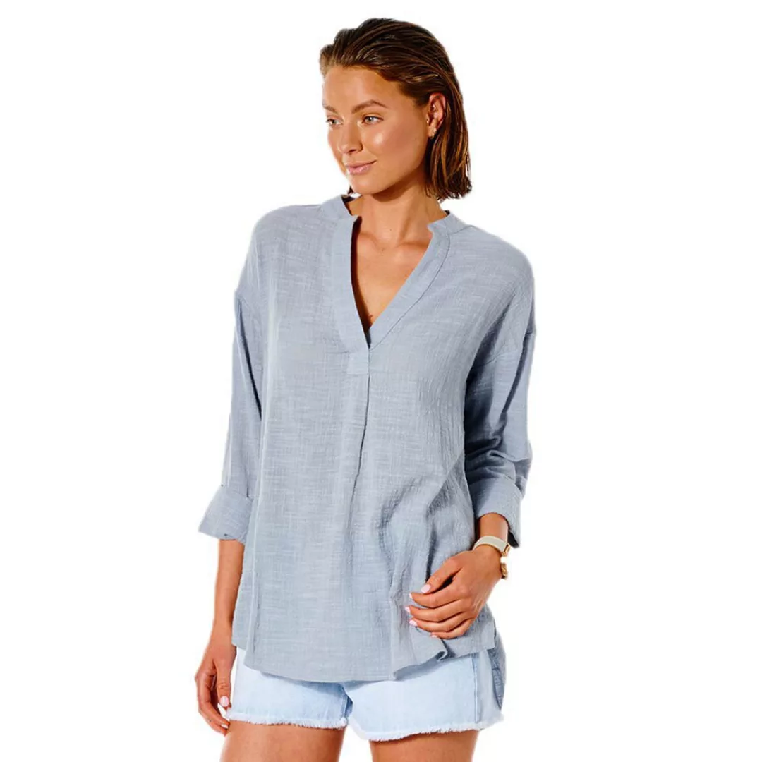 Rip Curl Classic Surf Langarm-t-shirt S Blue Grey günstig online kaufen
