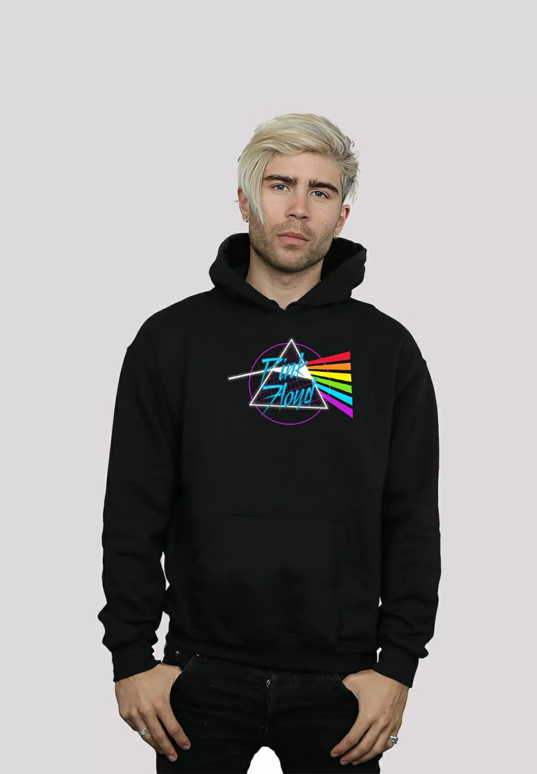 F4NT4STIC Sweatshirt "Pink Floyd Neon Dark Side Rock Metal Musik", Herren,P günstig online kaufen