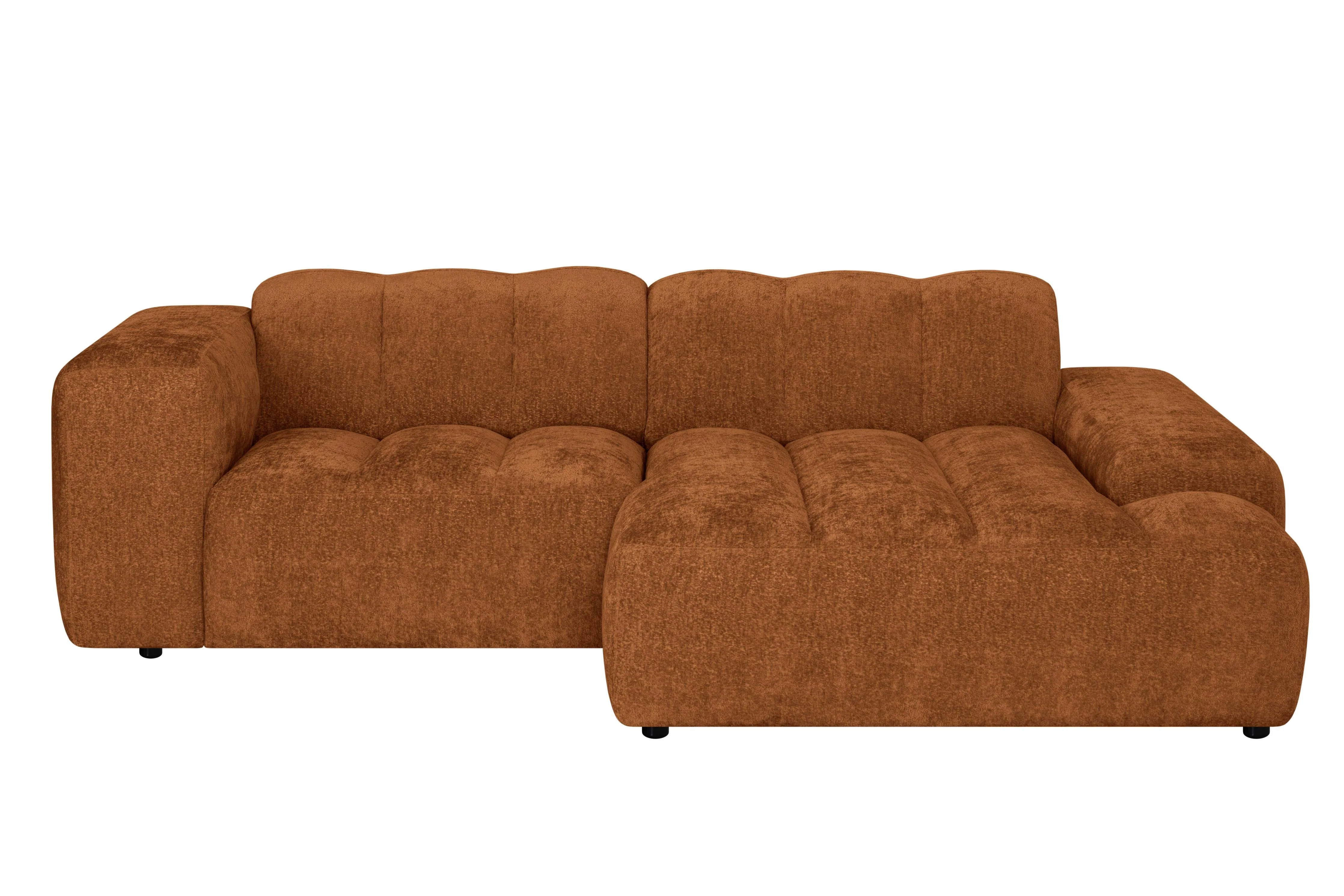 NADUVI Collection | Ecksofa Sandro rechts 2,5-Sitzer Chenille günstig online kaufen