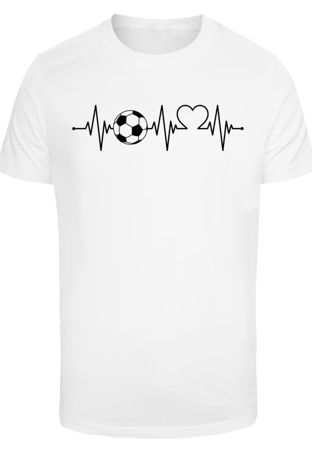 F4NT4STIC T-Shirt "Herzschlag Fußball", Premium Qualität günstig online kaufen