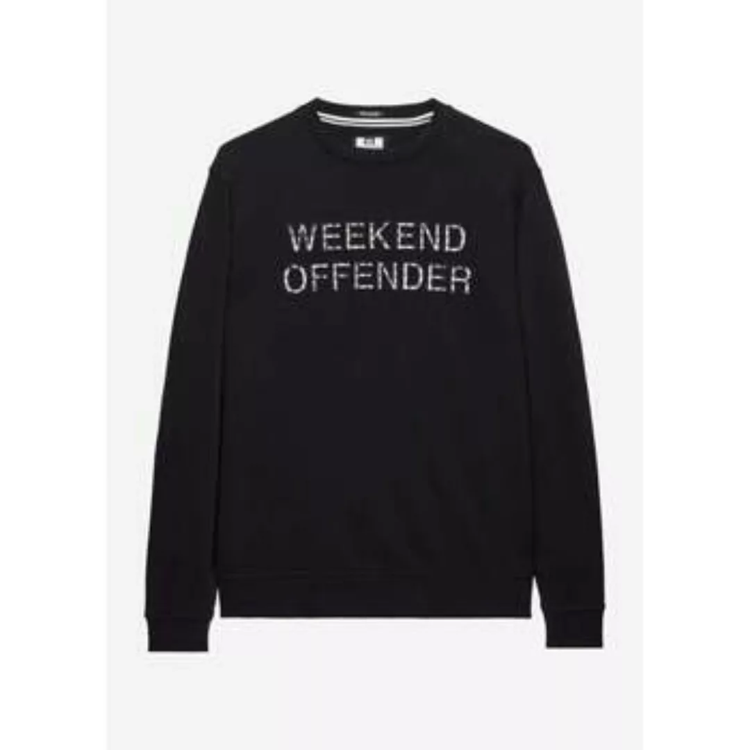 Weekend Offender  Pullover Warwick – schwarzes Mid-House-Karomuster günstig online kaufen