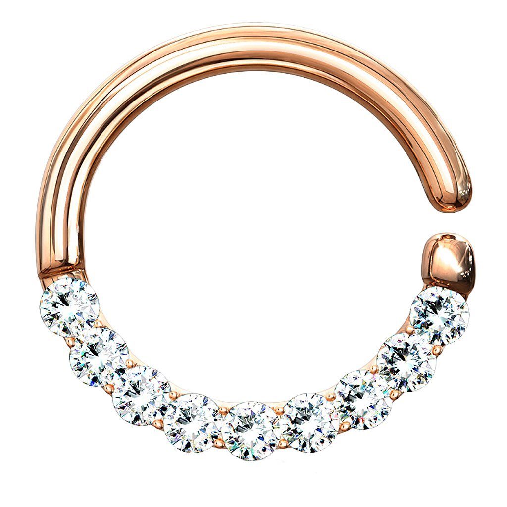 Taffstyle Nasenpiercing Piercing Ring Septum Intim günstig online kaufen
