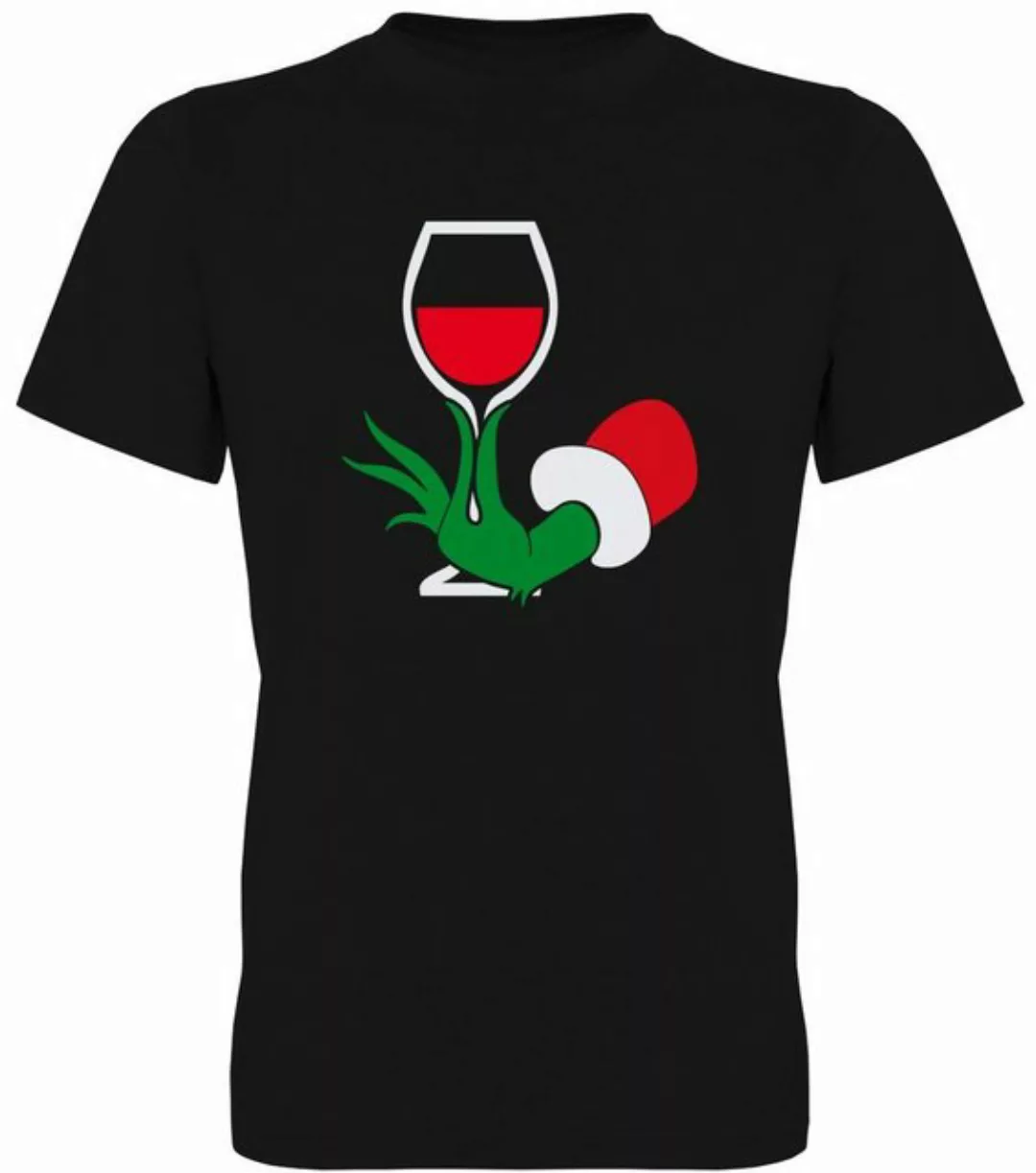 G-graphics T-Shirt Wein-Grinch-Hand Herren T-Shirt, mit Frontprint, mit Wei günstig online kaufen