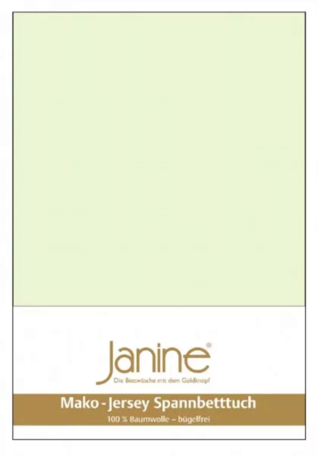 Janine Janine Spannbetttuch Mako-Feinjersey 5007 zartmauve Größe:  150x200 günstig online kaufen