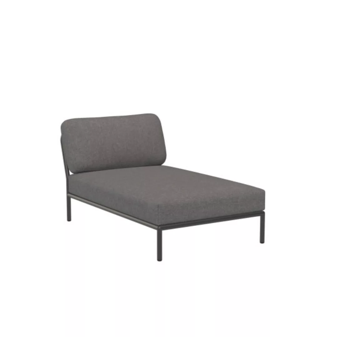 LEVEL Outdoor Chaiselong Lounge-Modul 4 Schiefer Dunkelgrau günstig online kaufen