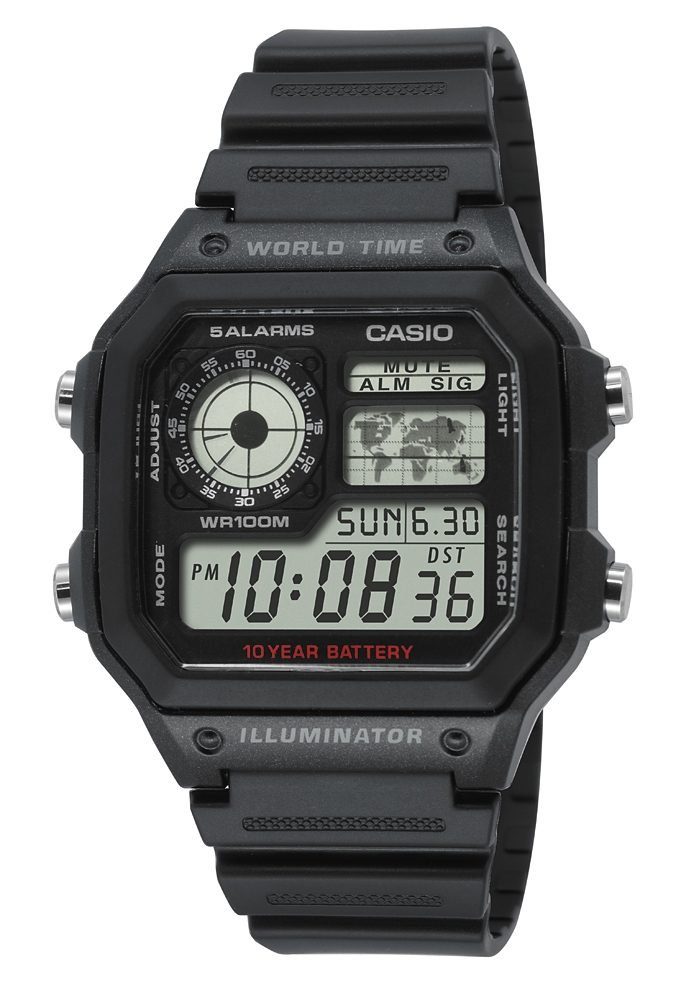 CASIO TIMELESS COLLECTION Chronograph AE-1200WH-1AVEF, Quarzuhr, günstig online kaufen