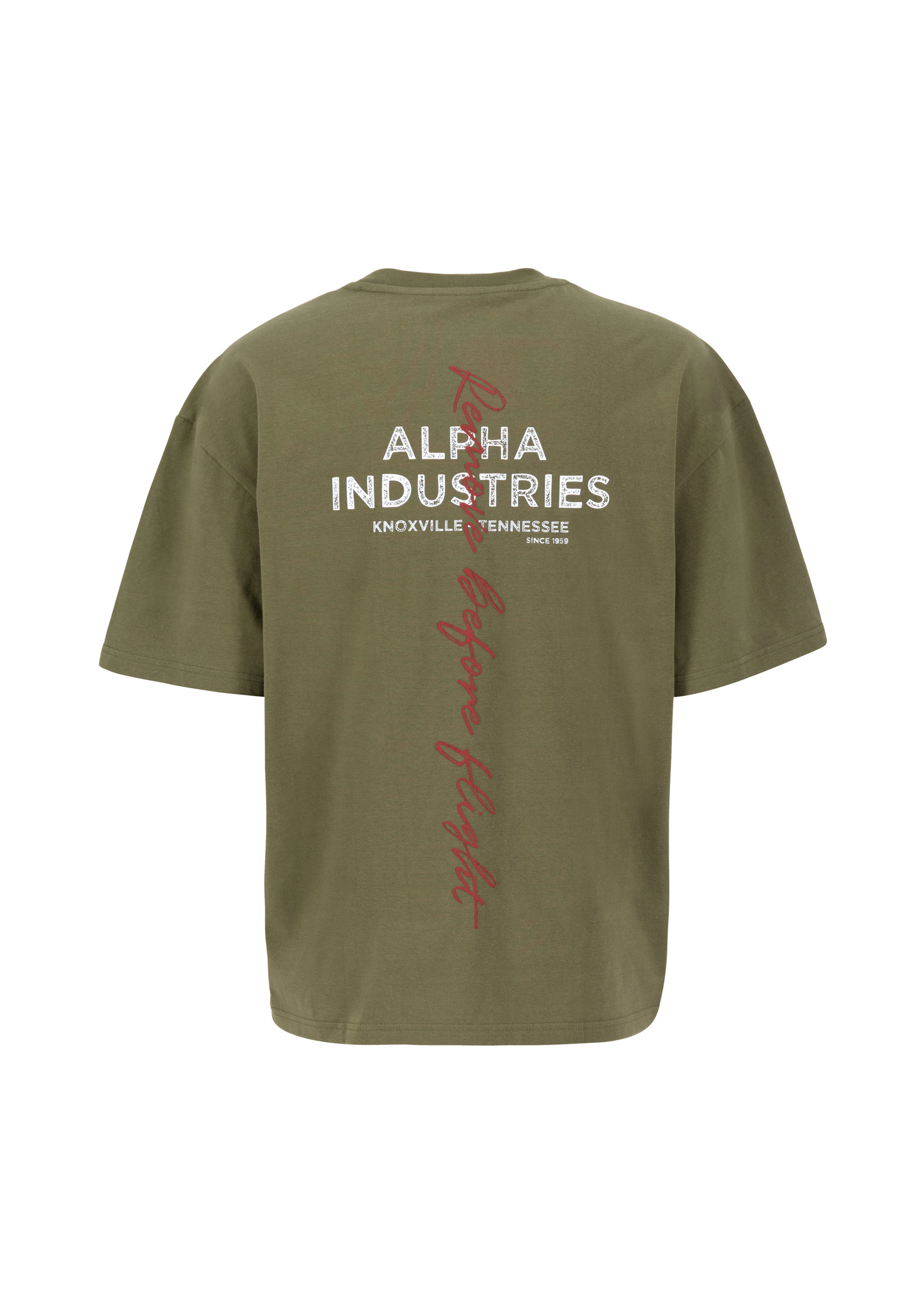 Alpha Industries T-Shirt "Alpha Industries Men - T-Shirts Signature Back Pr günstig online kaufen