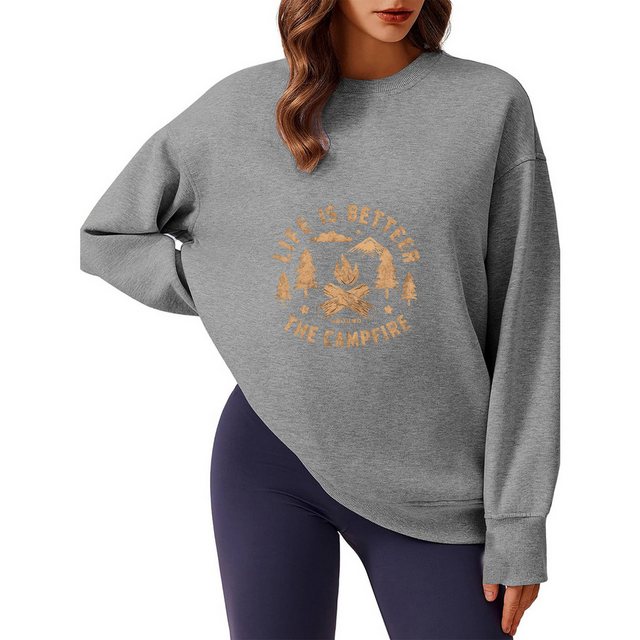 MC Star Weihnachtssweatshirt Frohe Weihnachten-Sweatshirt für Damen, übersc günstig online kaufen