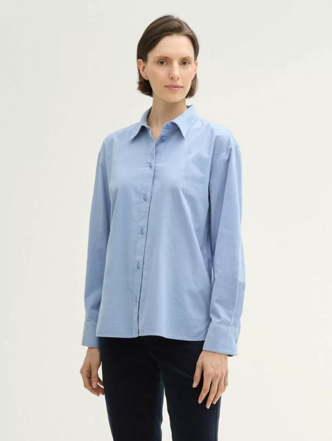 TOM TAILOR Langarmbluse Oversized Kord Bluse günstig online kaufen