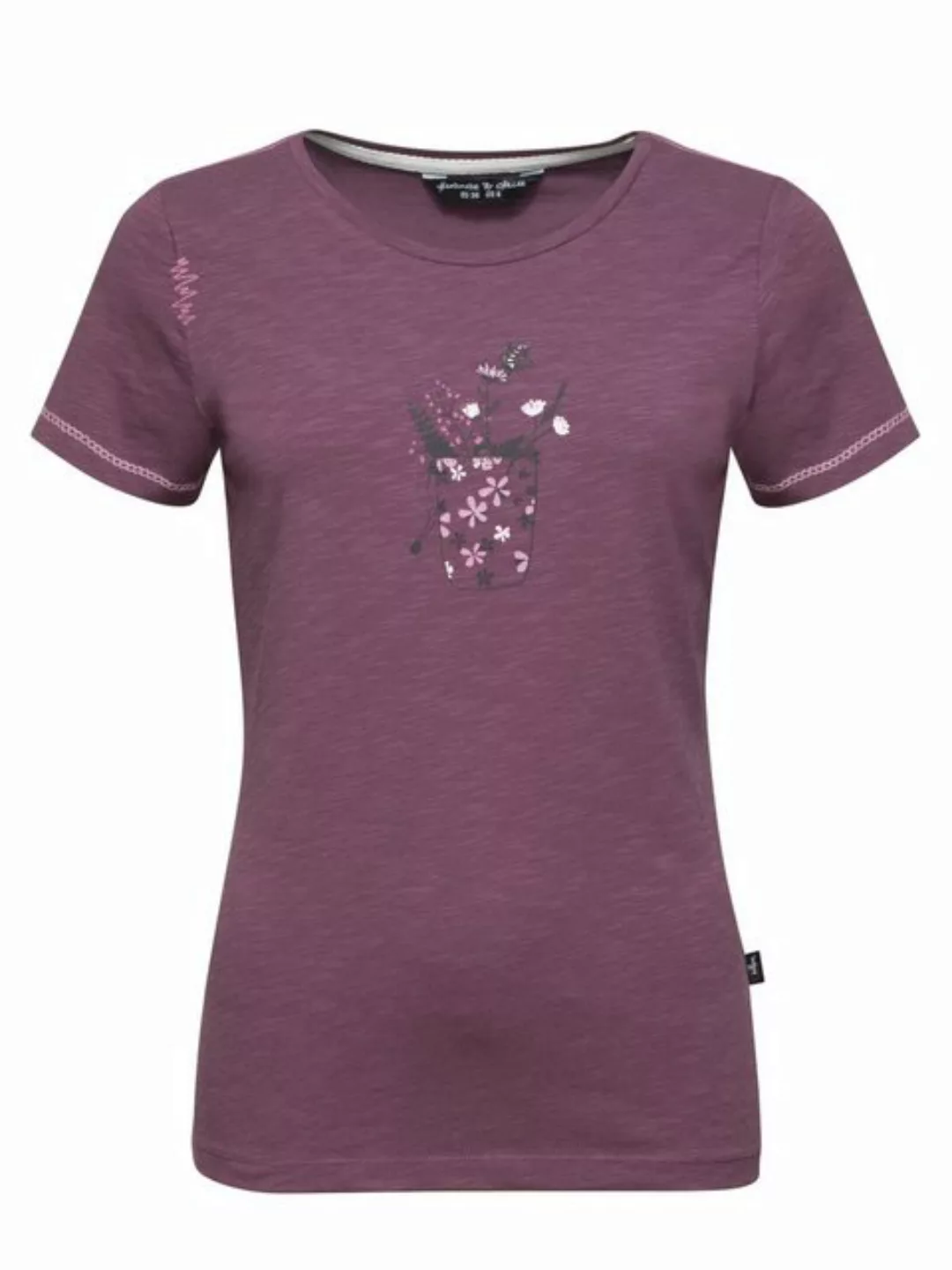 Chillaz Kurzarmshirt Chillaz W Gandia Chalkbag Flower T-shirt Damen günstig online kaufen