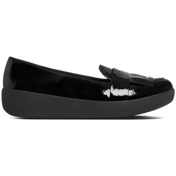 FitFlop  Damenschuhe FRINGEY  SNEAKERLOAFER TM BLACK PATENT LEATHER günstig online kaufen