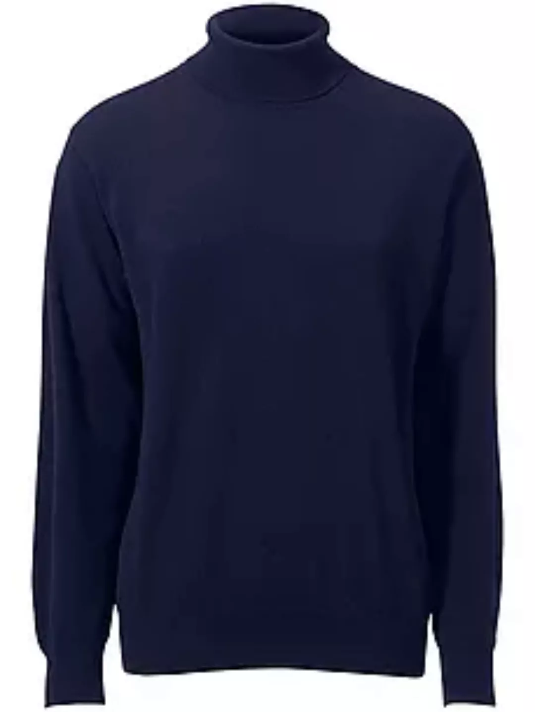 Pullover aus 100% Premium-Kaschmir Peter Hahn Cashmere blau günstig online kaufen