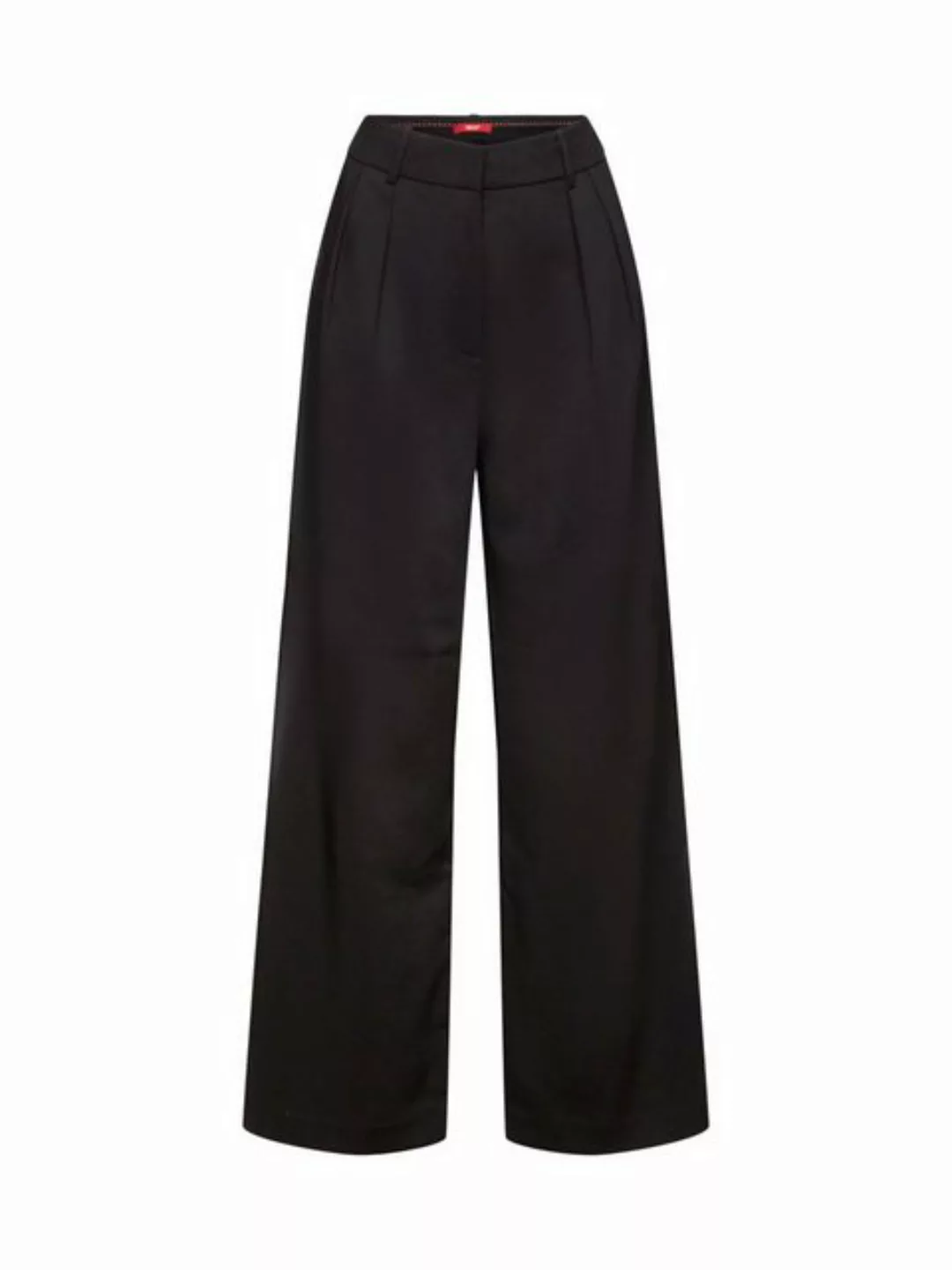 Esprit Collection Stoffhose Hose aus Webstoff mit weitem Bein günstig online kaufen
