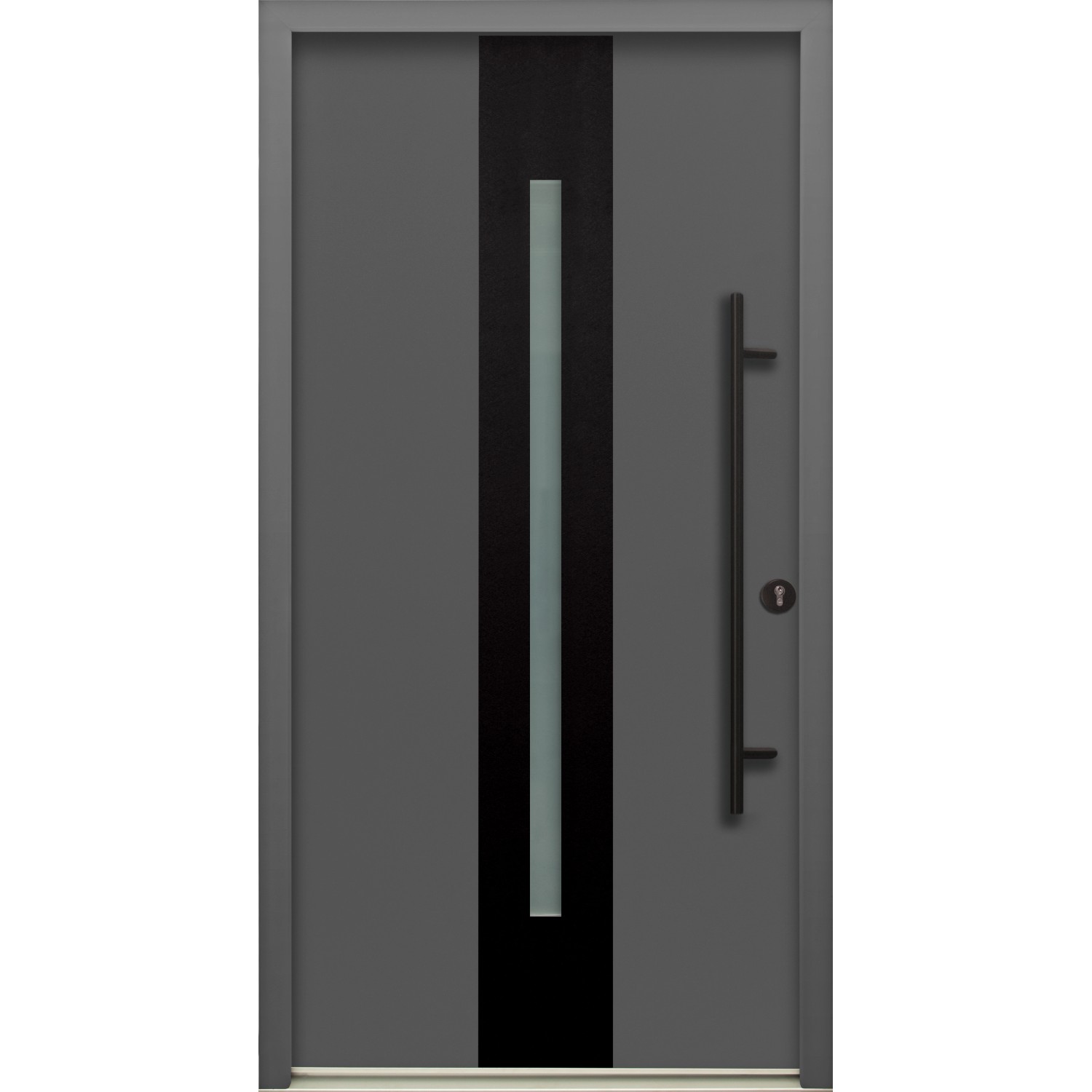 Splendoor Haustür ThermoSpace Prime Dublin Anthrazit 210 cm x 100 cm Anschl günstig online kaufen