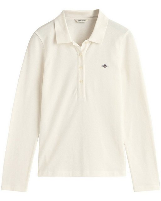 Gant Poloshirt Langarm-Piquepolo Slim Shield günstig online kaufen