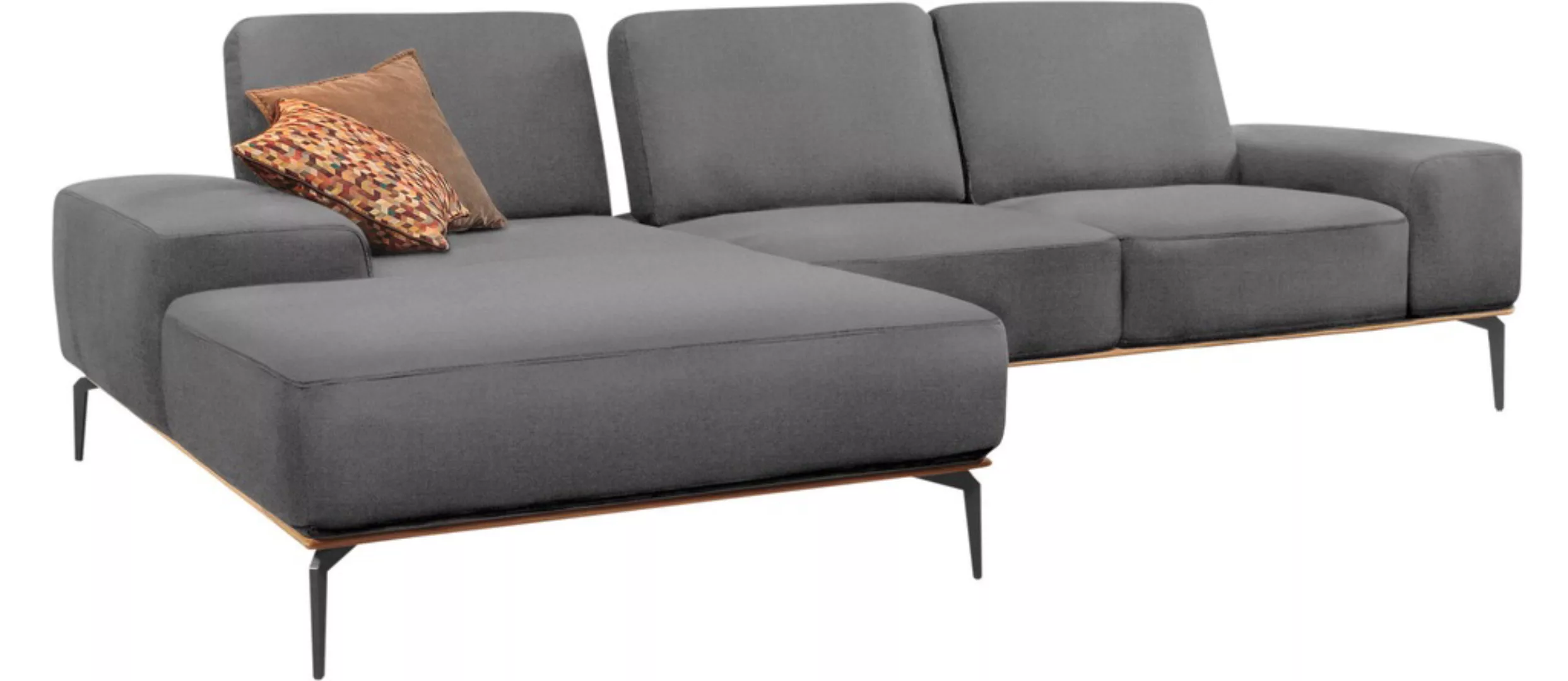 W.SCHILLIG Ecksofa "run, Designsofa mit tollem Sitzkomfort, bequem, L-Form" günstig online kaufen