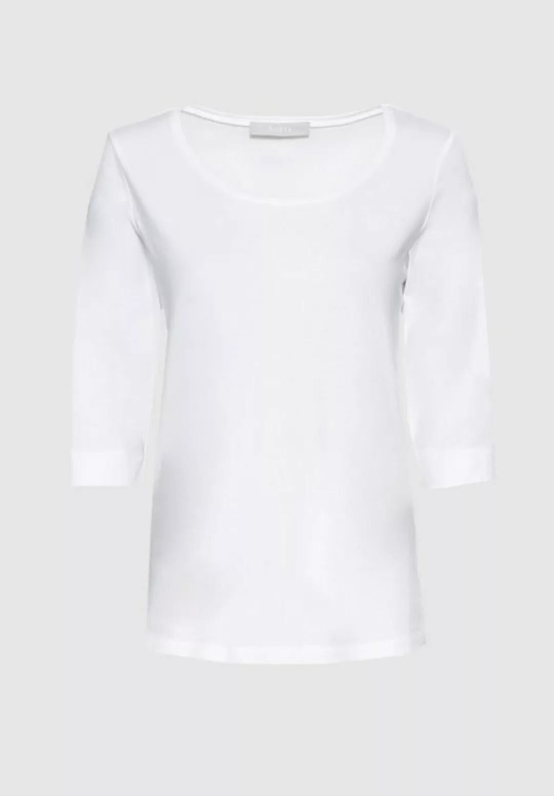 bianca Kurzarmshirt DIELLA im cleanen Look mit verlängertem Kurzarm günstig online kaufen