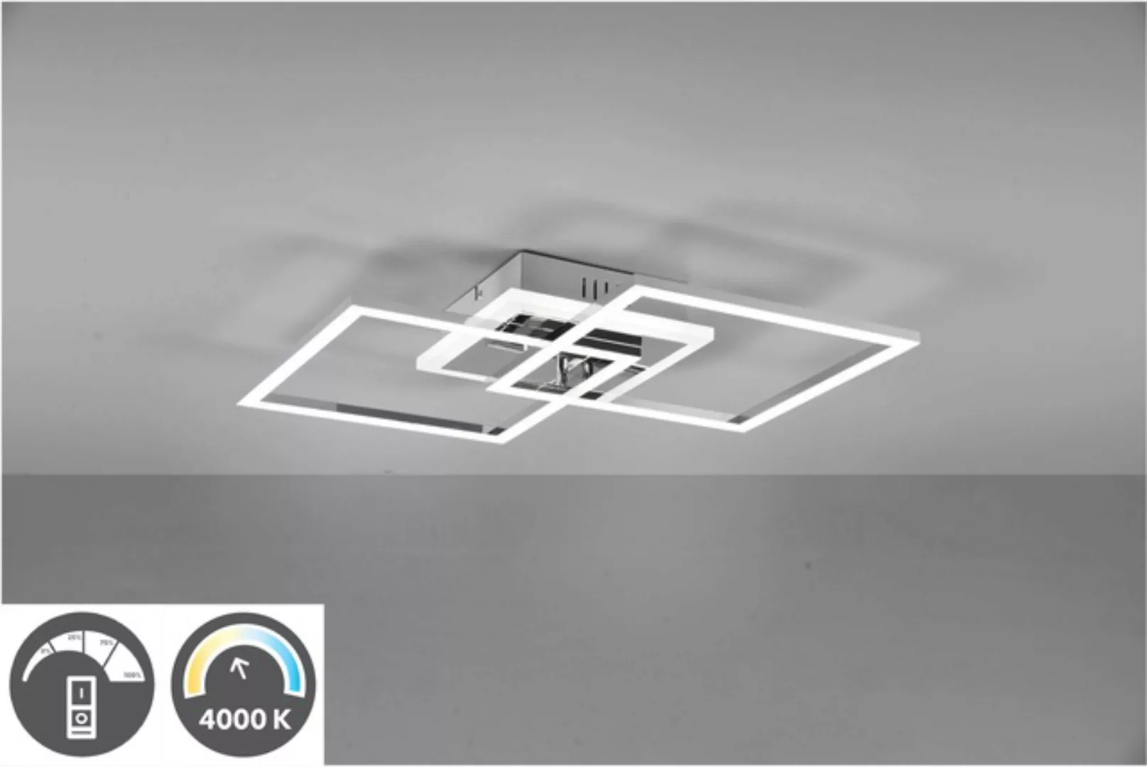 TRIO Leuchten LED Deckenleuchte »Venida«, 1 flammig, Leuchtmittel LED-Board günstig online kaufen
