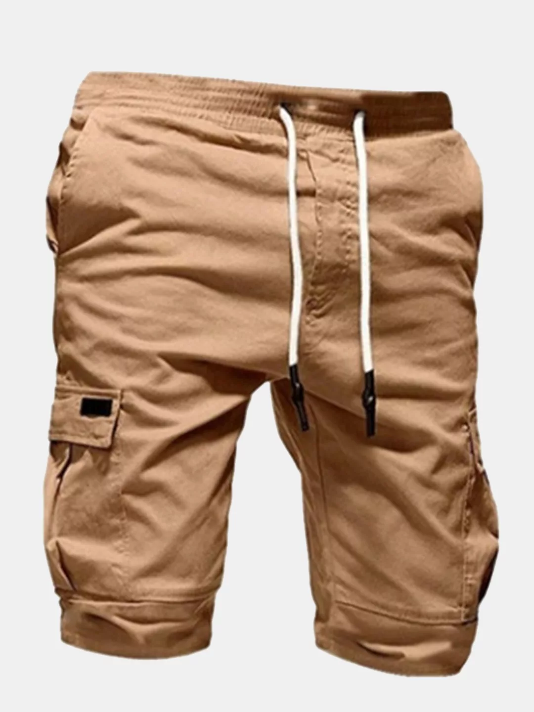 Mens Casual Multi Taschen Kordelzug Taille Outdoor Sports Cargo Shorts günstig online kaufen