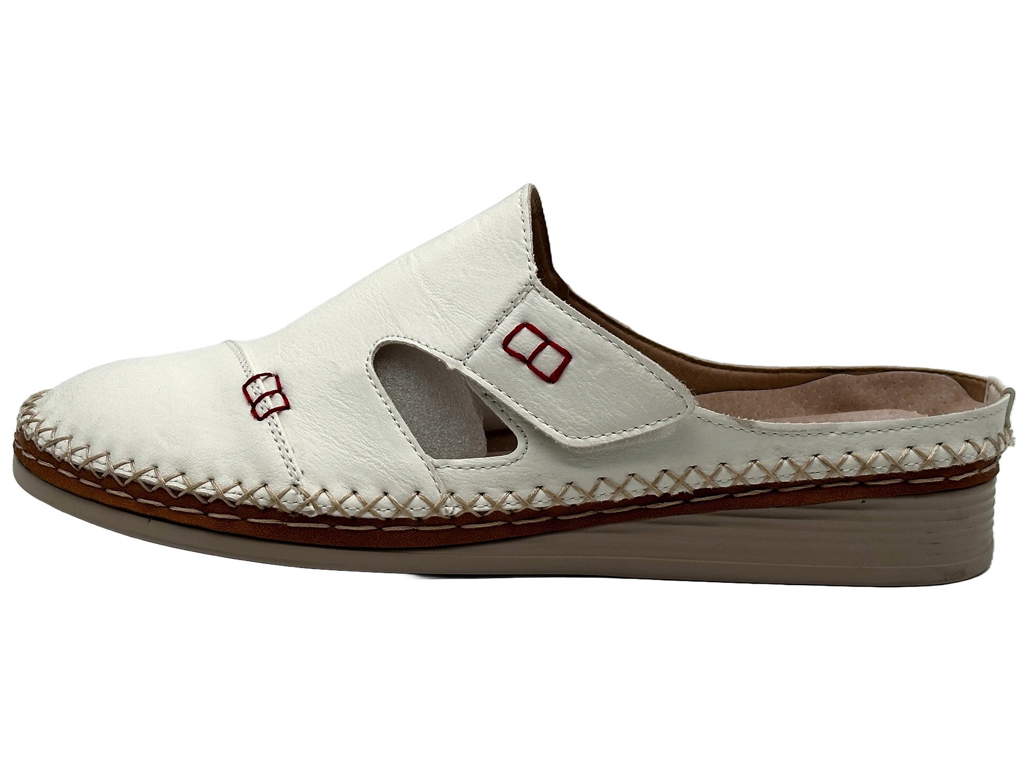 Nowaland Bequeme Damen-Pantolette mit Klettverschluss und günstig online kaufen