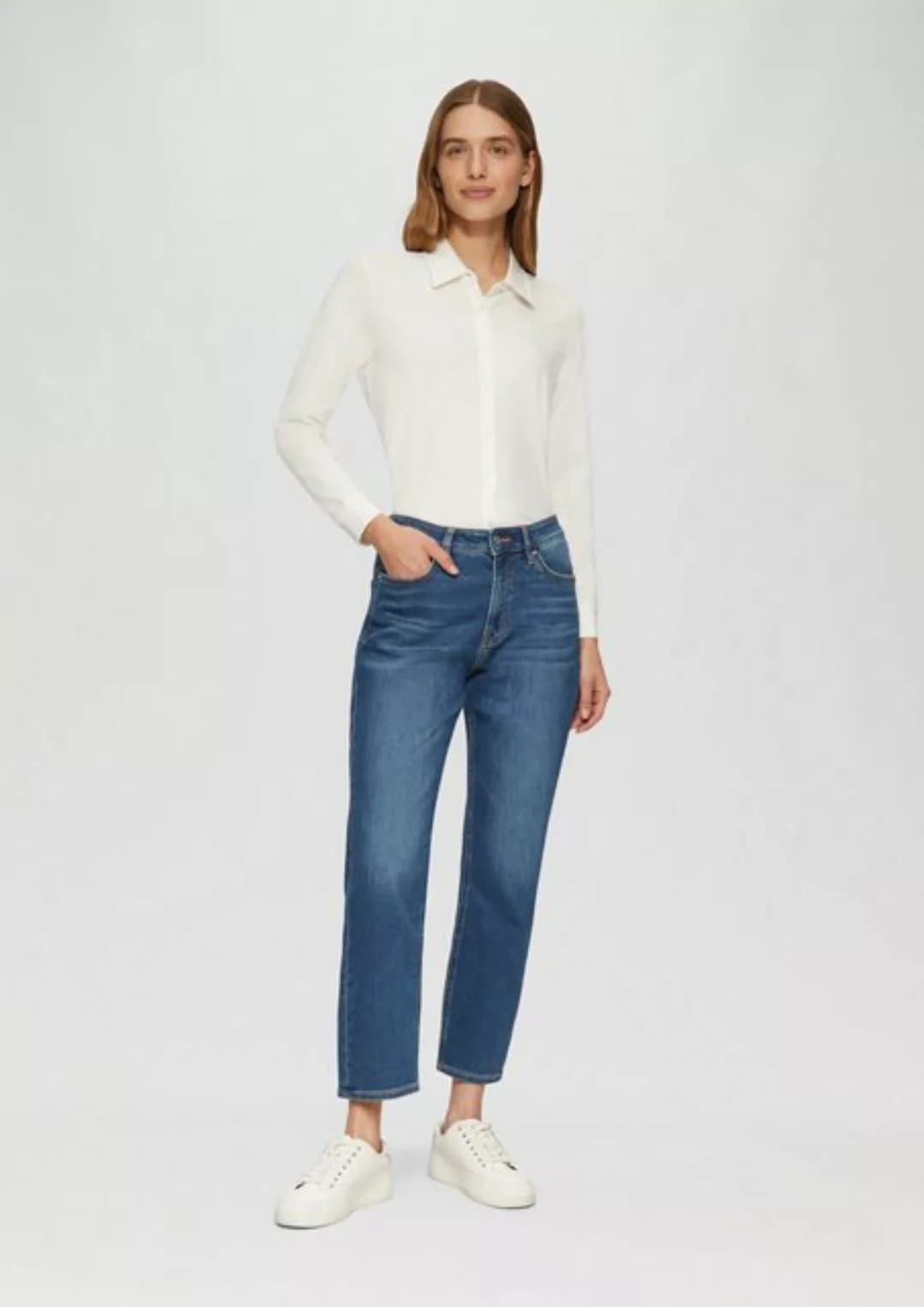 s.Oliver 7/8-Jeans Ankle-Jeans Franciz / Relaxed Fit / Mid Rise / Slim Leg günstig online kaufen