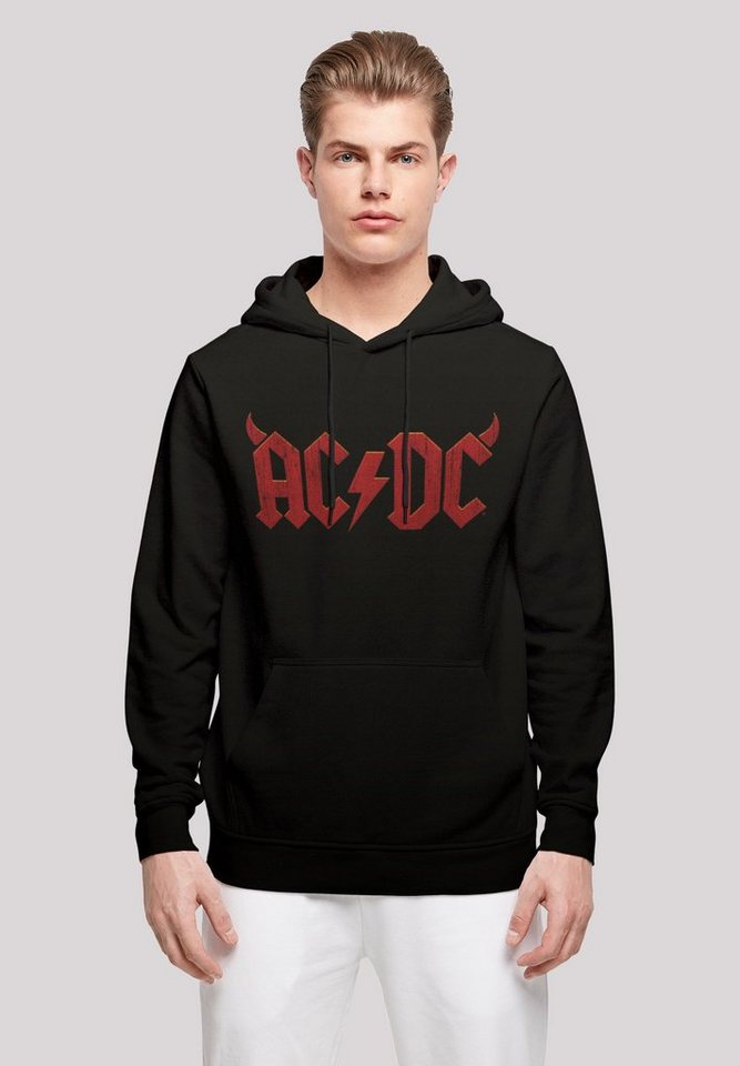 F4NT4STIC Kapuzenpullover ACDC Rock Band Horns Logo Print günstig online kaufen