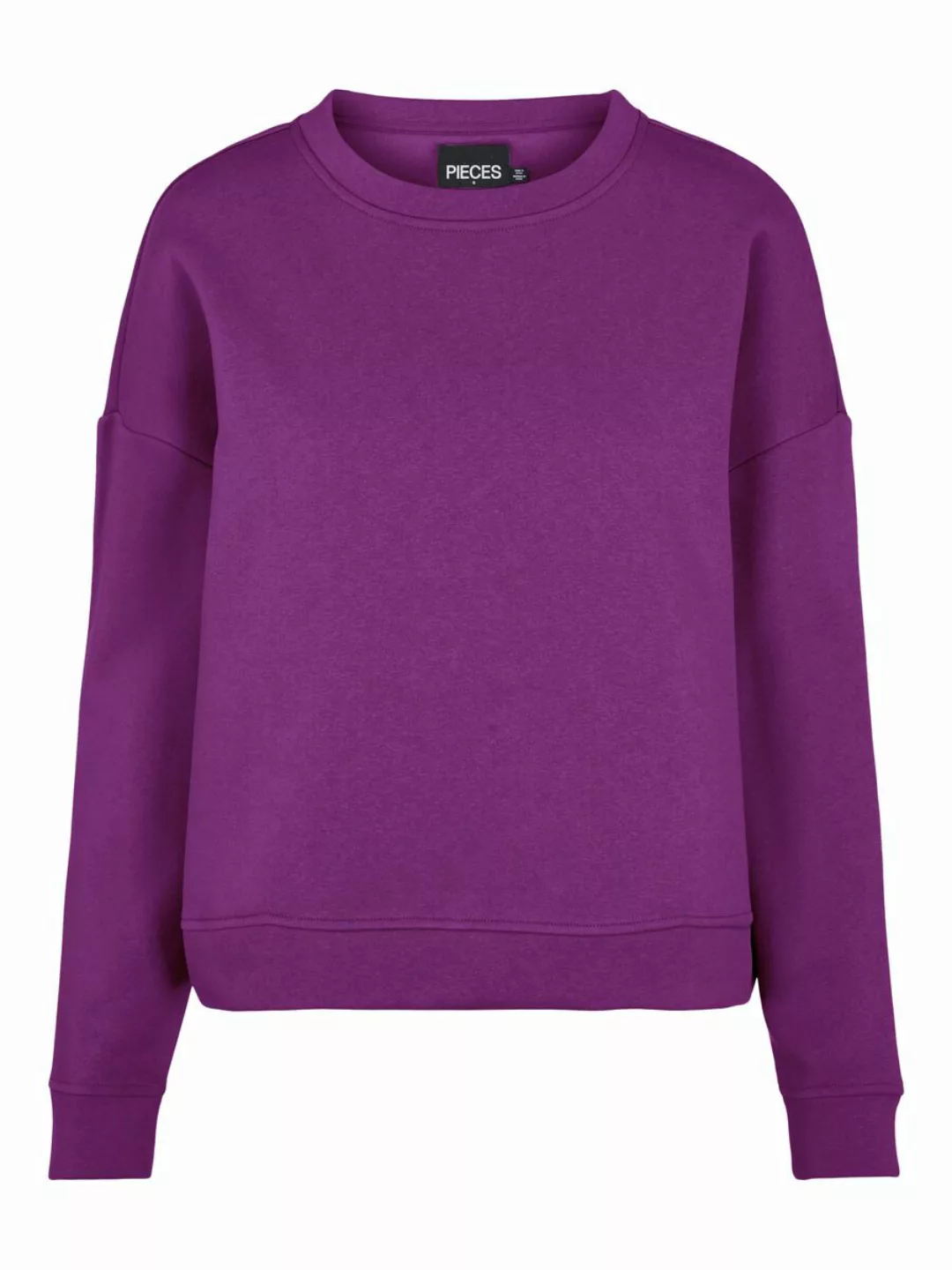 PIECES Lässiges Sweatshirt Damen Violett günstig online kaufen