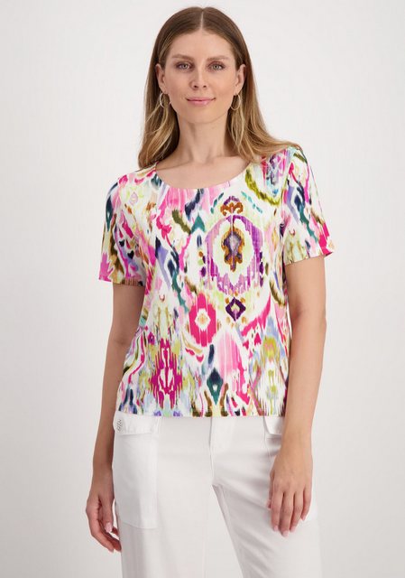 Monari T-Shirt im Ikatmuster günstig online kaufen