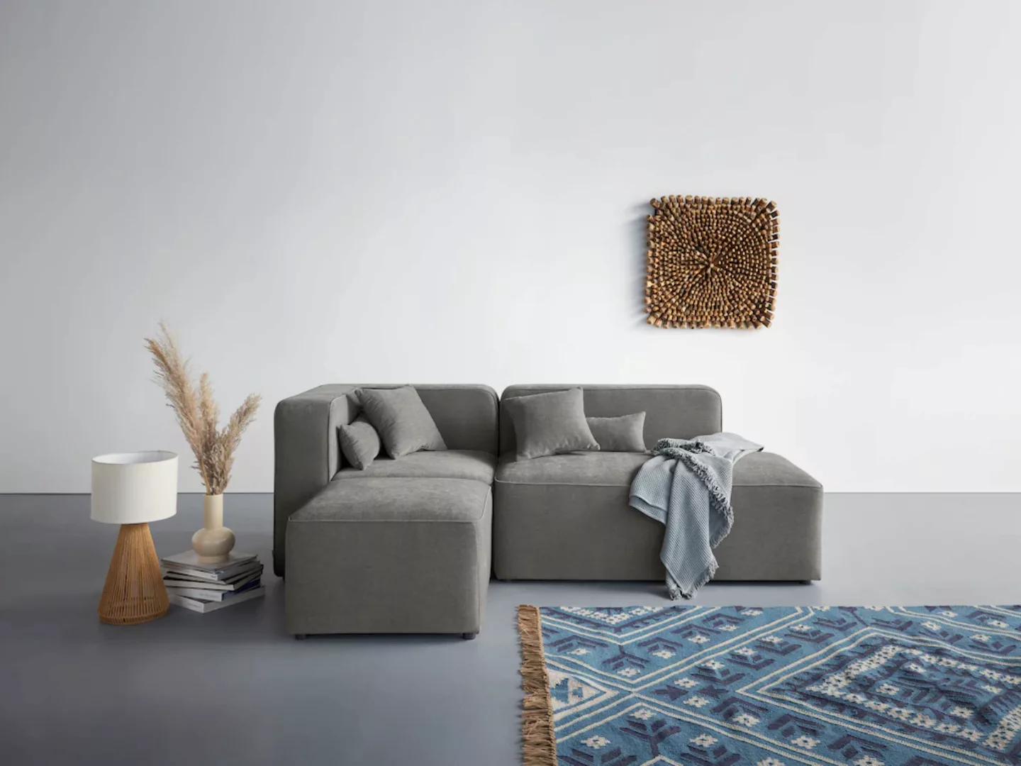 andas Ecksofa "Sundstrup L-Form", Modulserie, individuelle Zusammenstellung günstig online kaufen