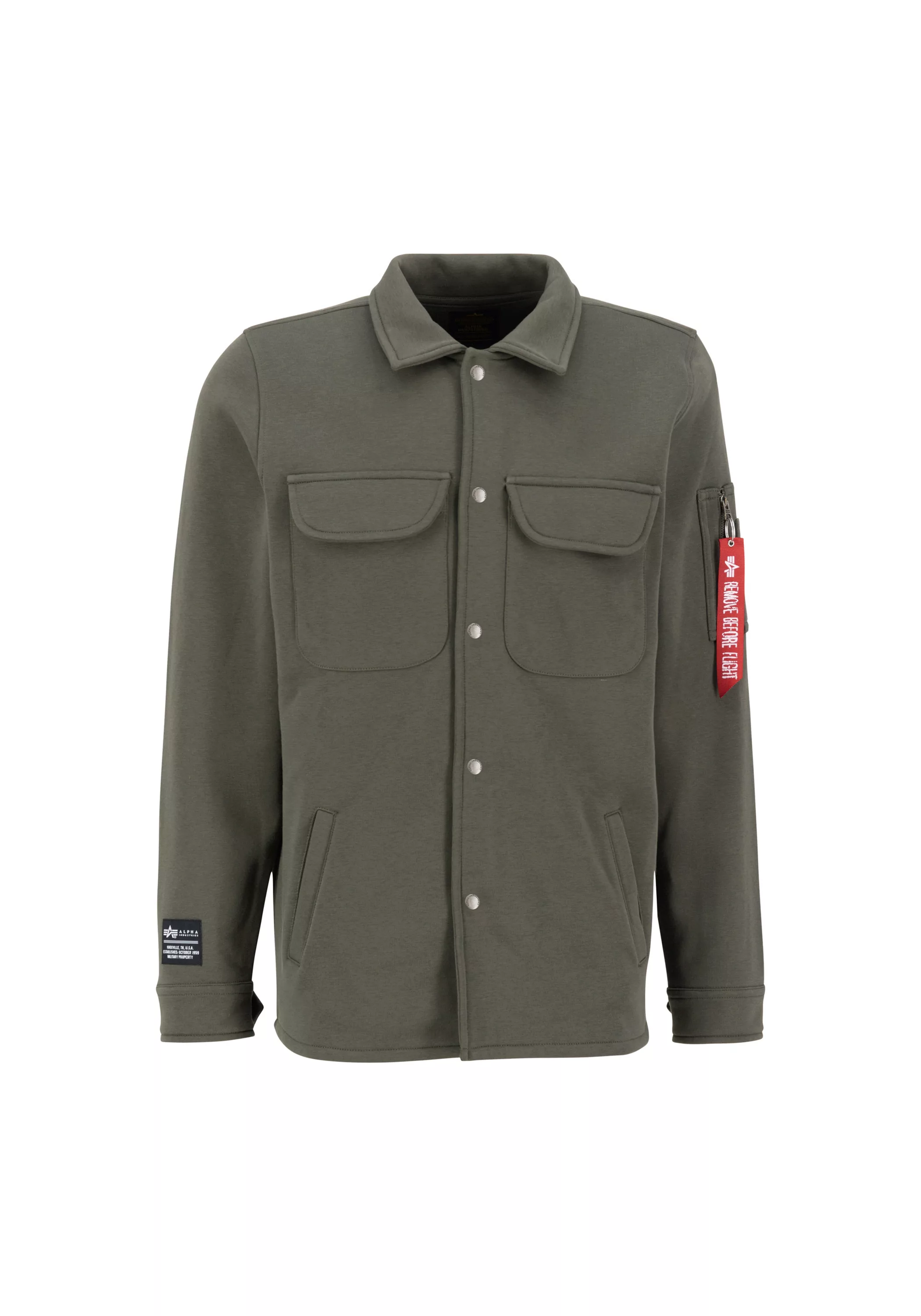 Alpha Industries Hemdjacke "Alpha Industries Men - Overshirts Sweat Overshi günstig online kaufen