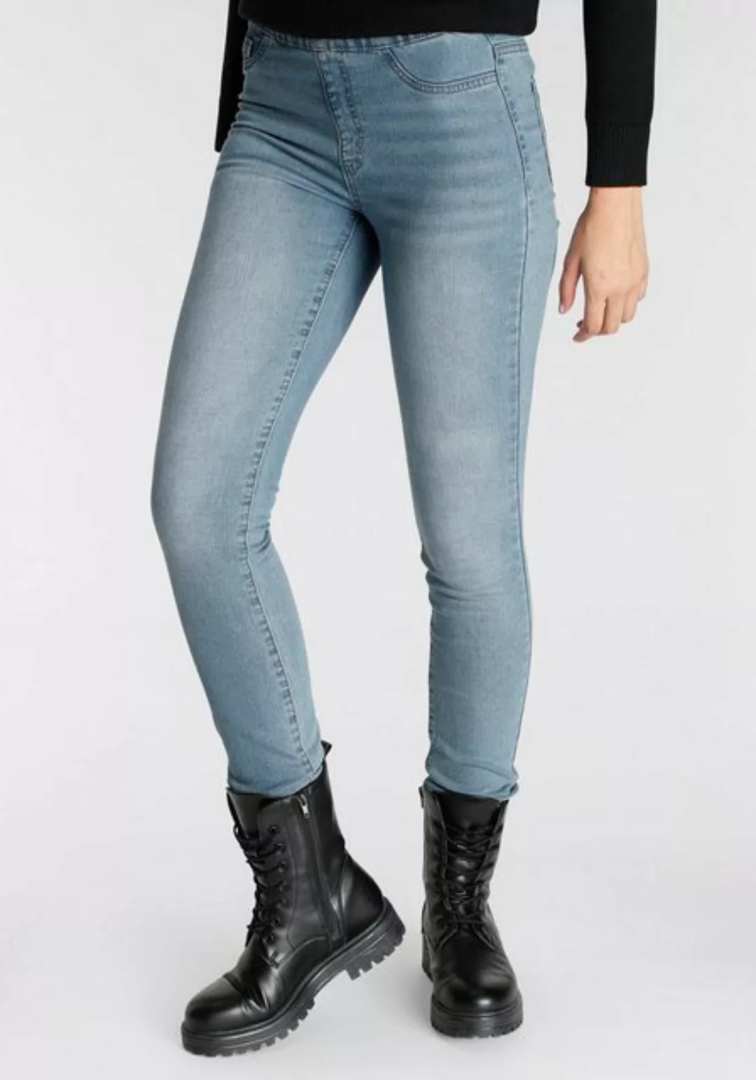 Arizona Jeansjeggings mit leichtem Thermo Effekt High Waist günstig online kaufen