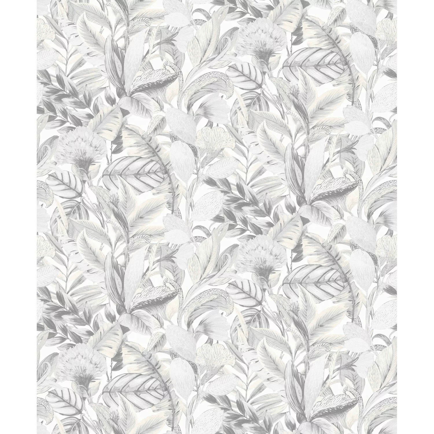 Bricoflor Moderne Tapete mit Dschungel Blätter Kunst Vliestapete mit Blatt günstig online kaufen