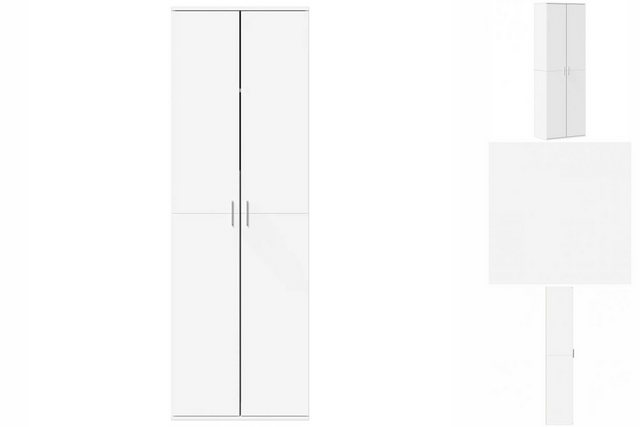 vidaXL Kleiderschrank Kleiderschrank Mehrzweckschrank Schrank Weiß 60x35x18 günstig online kaufen