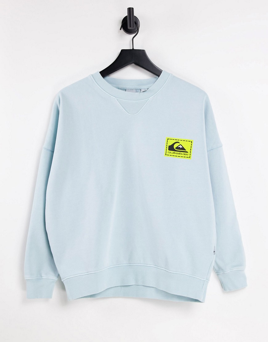 Quiksilver – Oversize-Sweatshirt in Blau günstig online kaufen