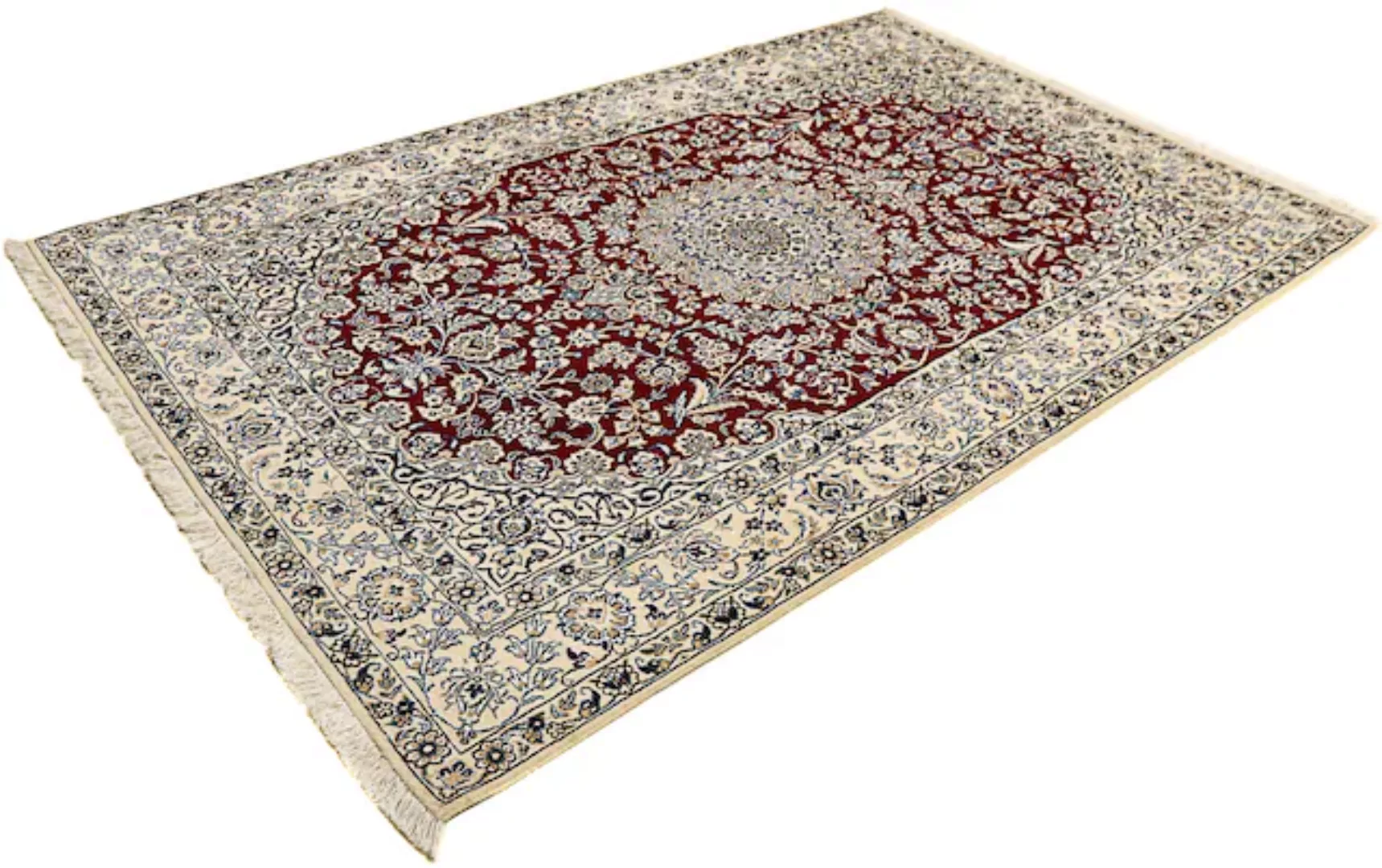 morgenland Orientteppich »Perser - Nain - Royal - 248 x 148 cm - dunkelrot« günstig online kaufen