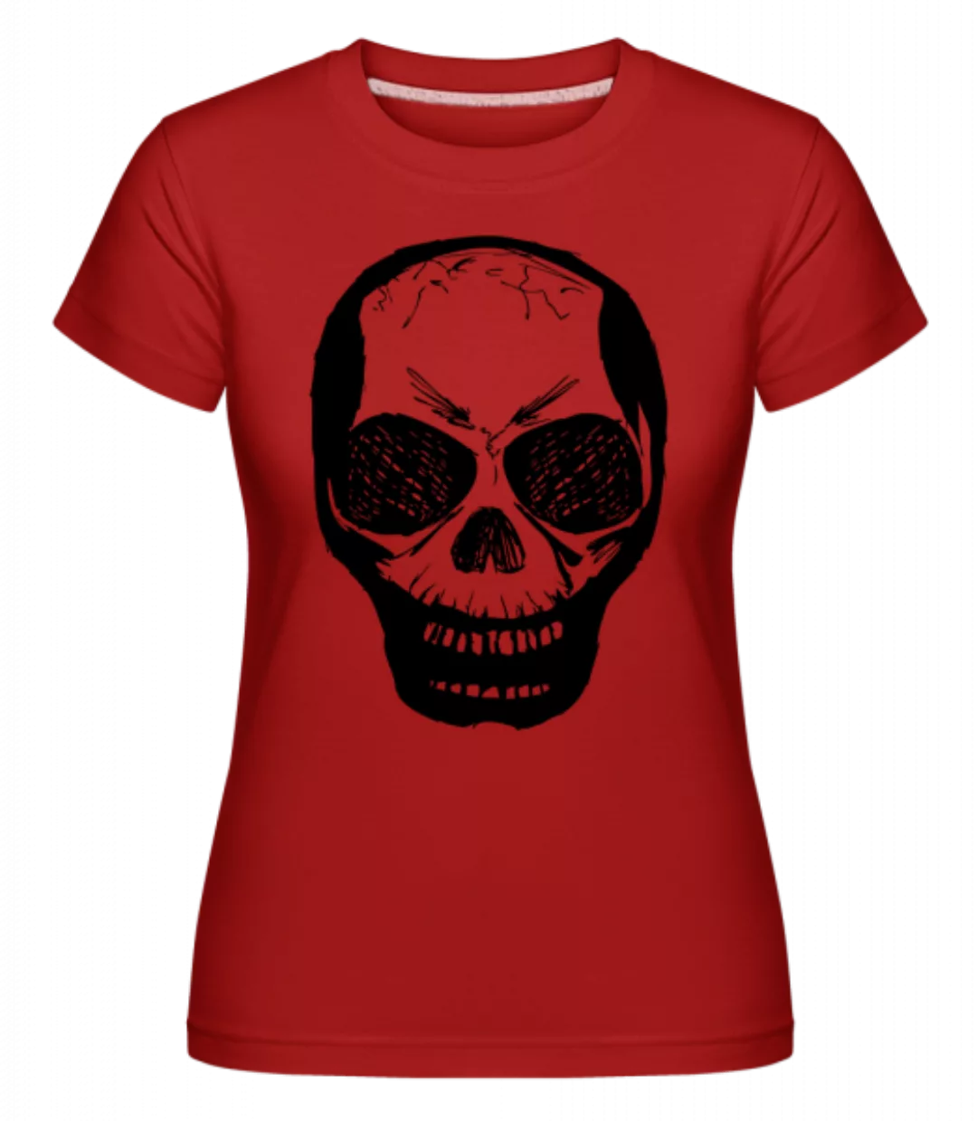 Skull Black · Shirtinator Frauen T-Shirt günstig online kaufen