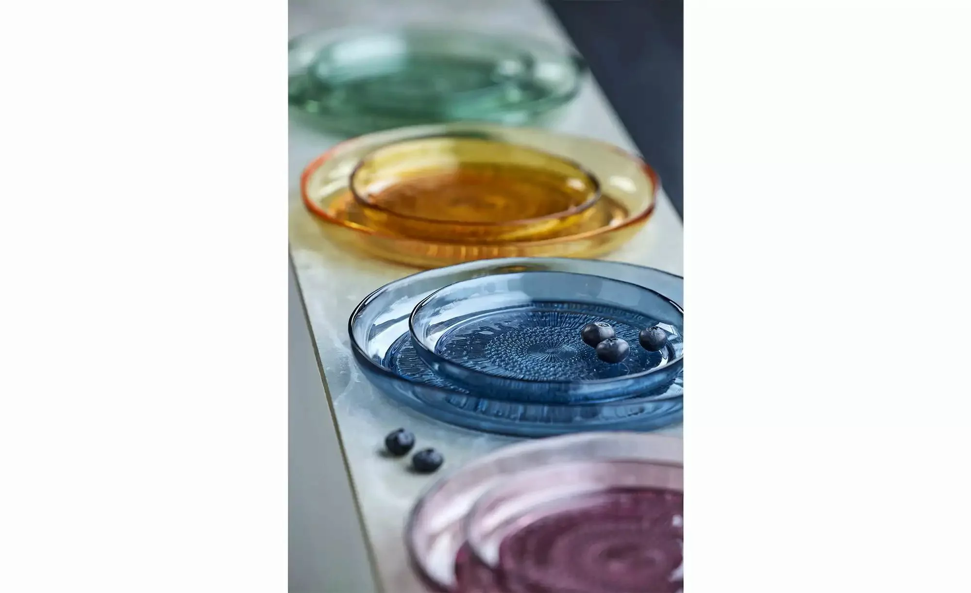 Bitz Speiseteller  Kusintha ¦ grün ¦ Glas ¦ Maße (cm): H: 2,2  Ø: 25 Geschi günstig online kaufen