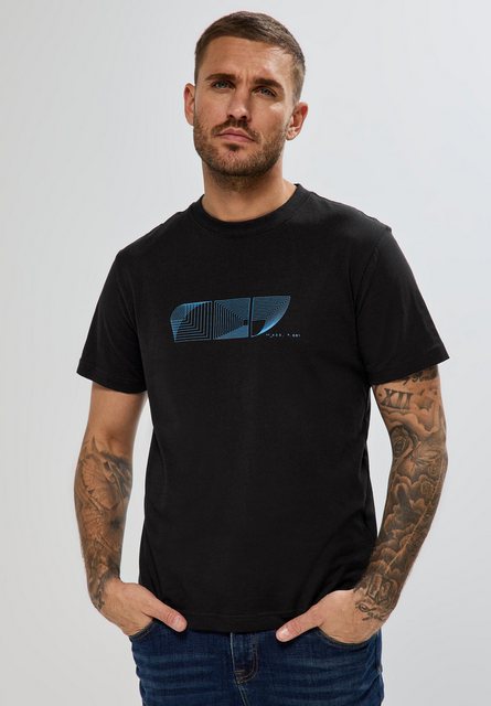 STREET ONE MEN T-Shirt mit Rundhalsausschnitt günstig online kaufen